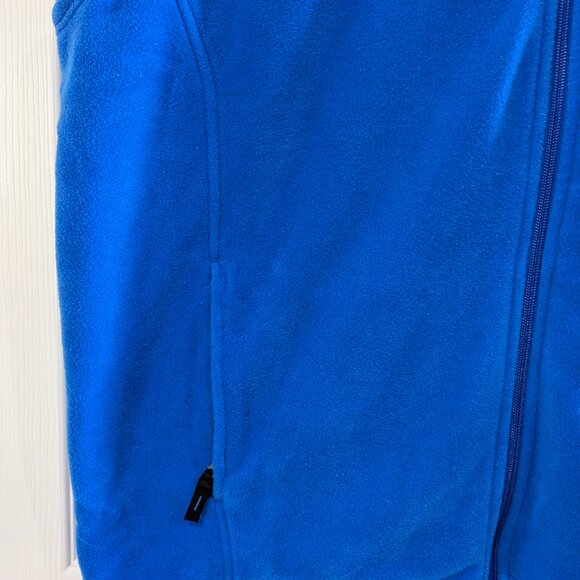 Core 365 Bright Blue Fleece Vest Men’s 2XL, Full Zip with URJ NFTY Logo, NWT - Picture 5 of 16